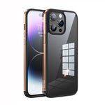 Struttura in metallo SULADA + vetro nano + custodia per telefono in TPU, For iPhone 14 Pro Max
