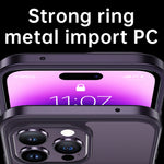 Struttura in metallo SULADA + vetro nano + custodia per telefono in TPU, For iPhone 14 Pro Max