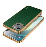 SULADA TPU antiurto + custodia per telefono in pelle fatta a mano, For iPhone 14, For iPhone 14 Plus, For iPhone 14 Pro, For iPhone 14 Pro Max