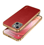 SULADA TPU antiurto + custodia per telefono in pelle fatta a mano, For iPhone 14, For iPhone 14 Plus, For iPhone 14 Pro, For iPhone 14 Pro Max