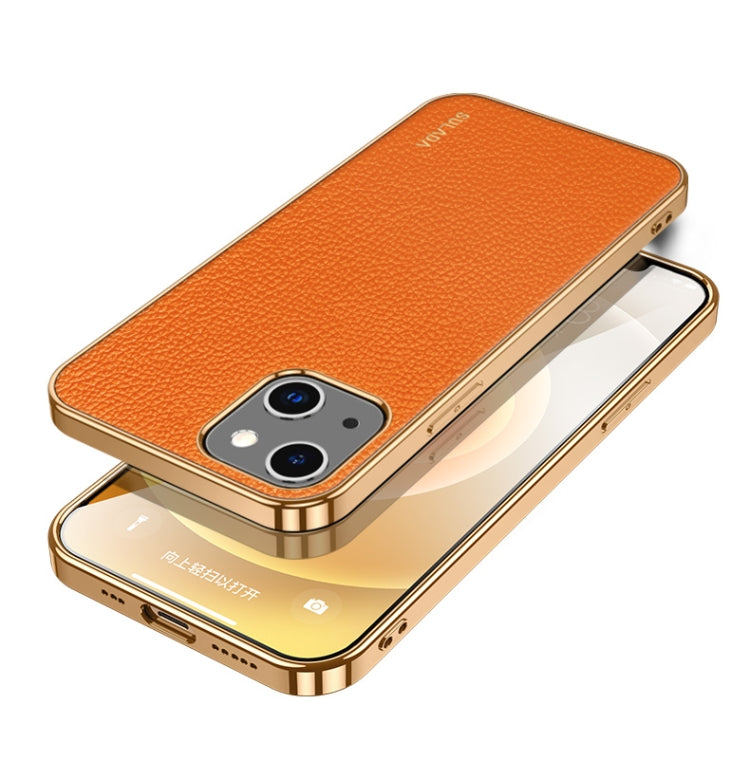 SULADA TPU antiurto + custodia per telefono in pelle fatta a mano, For iPhone 14, For iPhone 14 Plus, For iPhone 14 Pro, For iPhone 14 Pro Max