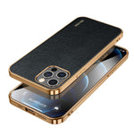 SULADA TPU antiurto + custodia per telefono in pelle fatta a mano, For iPhone 14, For iPhone 14 Plus, For iPhone 14 Pro, For iPhone 14 Pro Max