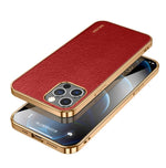 SULADA TPU antiurto + custodia per telefono in pelle fatta a mano, For iPhone 14, For iPhone 14 Plus, For iPhone 14 Pro, For iPhone 14 Pro Max