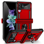 Custodia protettiva antiurto in TPU + PC con supporto girevole a 360 gradi, For Samsung Galaxy Z Flip4, For Samsung Galaxy Z Flip3 5G