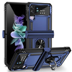 Custodia protettiva antiurto in TPU + PC con supporto girevole a 360 gradi, For Samsung Galaxy Z Flip4, For Samsung Galaxy Z Flip3 5G