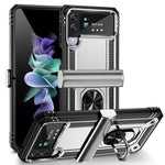 Custodia protettiva antiurto in TPU + PC con supporto girevole a 360 gradi, For Samsung Galaxy Z Flip4, For Samsung Galaxy Z Flip3 5G