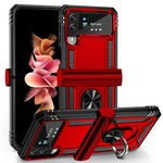 Custodia protettiva antiurto in TPU + PC con supporto girevole a 360 gradi, For Samsung Galaxy Z Flip4, For Samsung Galaxy Z Flip3 5G