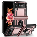 Custodia protettiva antiurto in TPU + PC con supporto girevole a 360 gradi, For Samsung Galaxy Z Flip4, For Samsung Galaxy Z Flip3 5G