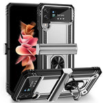 Custodia protettiva antiurto in TPU + PC con supporto girevole a 360 gradi, For Samsung Galaxy Z Flip4, For Samsung Galaxy Z Flip3 5G