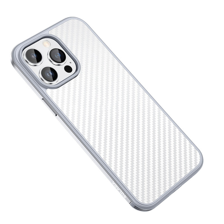 Custodia in metallo antiurto strutturato in fibra di carbonio SULADA + custodia in TPU, For iPhone 14, For iPhone 14 Plus, For iPhone 14 Pro, For iPhone 14 Pro Max