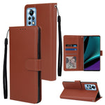 Custodia in pelle flip orizzontale multifunzionale con tre slot per schede, For Infinix Note 11s, For Infinix Note 11 Pro, For Infinix Note 10 Pro
