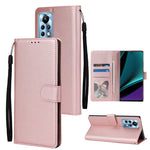 Custodia in pelle flip orizzontale multifunzionale con tre slot per schede, For Infinix Note 11s, For Infinix Note 11 Pro, For Infinix Note 10 Pro