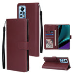 Custodia in pelle flip orizzontale multifunzionale con tre slot per schede, For Infinix Note 11s, For Infinix Note 11 Pro, For Infinix Note 10 Pro