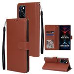 Custodia in pelle flip orizzontale multifunzionale con tre slot per schede, For Infinix Note 11s, For Infinix Note 11 Pro, For Infinix Note 10 Pro