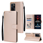 Custodia in pelle flip orizzontale multifunzionale con tre slot per schede, For Infinix Note 11s, For Infinix Note 11 Pro, For Infinix Note 10 Pro