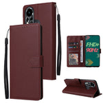 Custodia in pelle flip orizzontale multifunzionale con tre slot per schede, For Infinix Hot 11s, For Infinix Hot 10, For Infinix Hot 10s