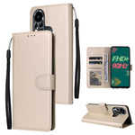 Custodia in pelle flip orizzontale multifunzionale con tre slot per schede, For Infinix Hot 11s, For Infinix Hot 10, For Infinix Hot 10s