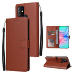 Custodia in pelle flip orizzontale multifunzionale con tre slot per schede, For Infinix Hot 11s, For Infinix Hot 10, For Infinix Hot 10s