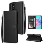 Custodia in pelle flip orizzontale multifunzionale con tre slot per schede, For Infinix Hot 11s, For Infinix Hot 10, For Infinix Hot 10s