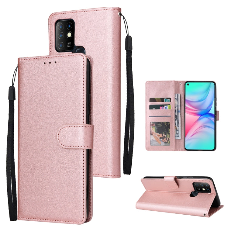 Custodia in pelle flip orizzontale multifunzionale con tre slot per schede, For Infinix Hot 11s, For Infinix Hot 10, For Infinix Hot 10s