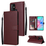 Custodia in pelle flip orizzontale multifunzionale con tre slot per schede, For Infinix Hot 11s, For Infinix Hot 10, For Infinix Hot 10s