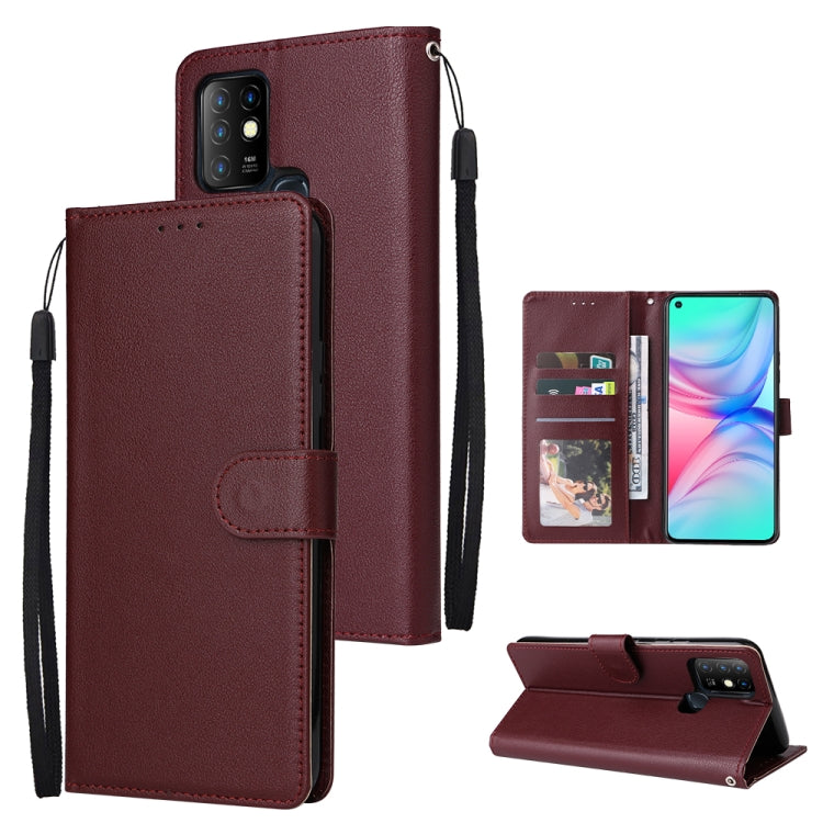 Custodia in pelle flip orizzontale multifunzionale con tre slot per schede, For Infinix Hot 11s, For Infinix Hot 10, For Infinix Hot 10s