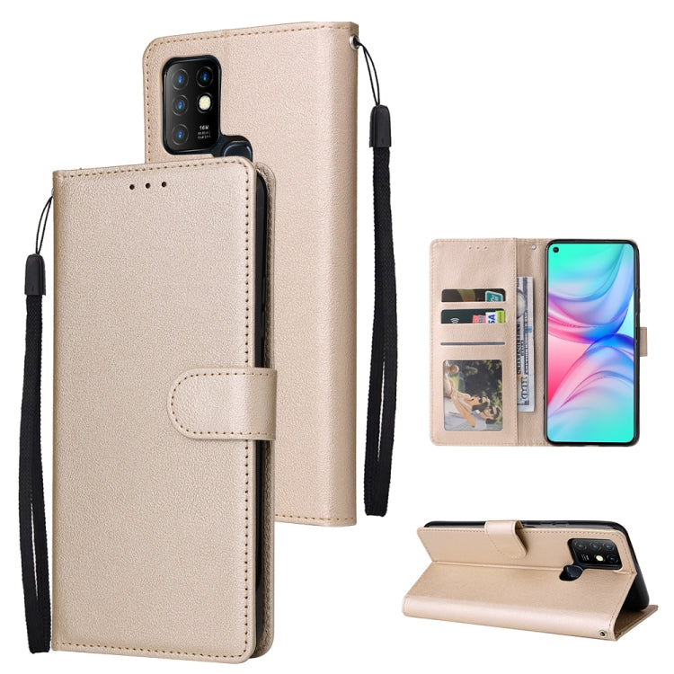Custodia in pelle flip orizzontale multifunzionale con tre slot per schede, For Infinix Hot 11s, For Infinix Hot 10, For Infinix Hot 10s