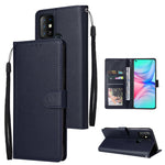 Custodia in pelle flip orizzontale multifunzionale con tre slot per schede, For Infinix Hot 11s, For Infinix Hot 10, For Infinix Hot 10s
