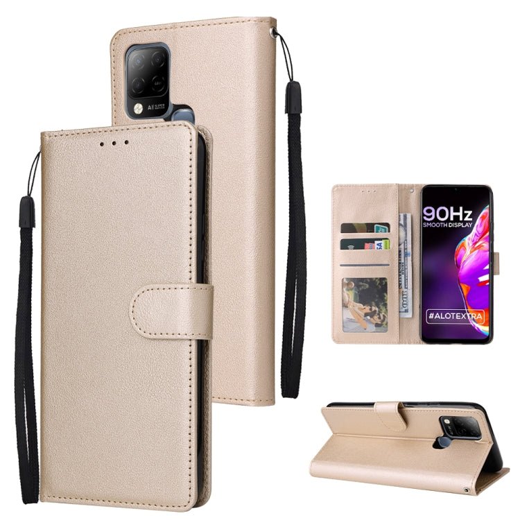 Custodia in pelle flip orizzontale multifunzionale con tre slot per schede, For Infinix Hot 11s, For Infinix Hot 10, For Infinix Hot 10s