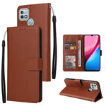 Custodia in pelle flip orizzontale multifunzionale con tre slot per schede, For Infinix Hot 10i, For Infinix Hot 9 Play, For Infinix Smart 5