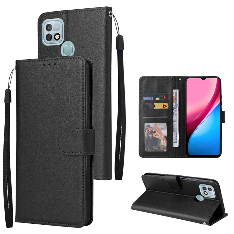 Custodia in pelle flip orizzontale multifunzionale con tre slot per schede, For Infinix Hot 10i, For Infinix Hot 9 Play, For Infinix Smart 5