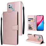 Custodia in pelle flip orizzontale multifunzionale con tre slot per schede, For Infinix Hot 10i, For Infinix Hot 9 Play, For Infinix Smart 5