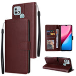 Custodia in pelle flip orizzontale multifunzionale con tre slot per schede, For Infinix Hot 10i, For Infinix Hot 9 Play, For Infinix Smart 5