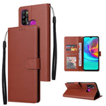 Custodia in pelle flip orizzontale multifunzionale con tre slot per schede, For Infinix Hot 10i, For Infinix Hot 9 Play, For Infinix Smart 5