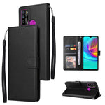 Custodia in pelle flip orizzontale multifunzionale con tre slot per schede, For Infinix Hot 10i, For Infinix Hot 9 Play, For Infinix Smart 5