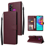 Custodia in pelle flip orizzontale multifunzionale con tre slot per schede, For Infinix Hot 10i, For Infinix Hot 9 Play, For Infinix Smart 5