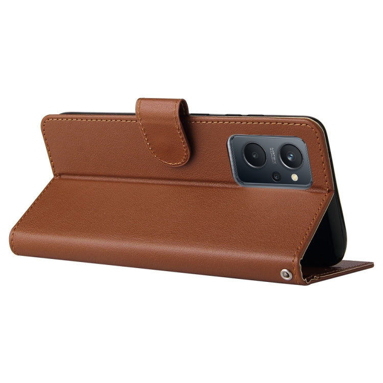 Custodia in pelle flip orizzontale multifunzionale con tre slot per schede, For Realme 9i, For Realme 8i, For Realme C21Y / C25Y