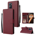 Custodia in pelle flip orizzontale multifunzionale con tre slot per schede, For Realme 9i, For Realme 8i, For Realme C21Y / C25Y