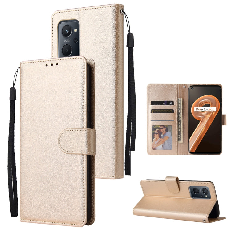 Custodia in pelle flip orizzontale multifunzionale con tre slot per schede, For Realme 9i, For Realme 8i, For Realme C21Y / C25Y