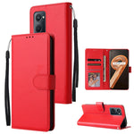 Custodia in pelle flip orizzontale multifunzionale con tre slot per schede, For Realme 9i, For Realme 8i, For Realme C21Y / C25Y