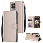 Custodia in pelle flip orizzontale multifunzionale con tre slot per schede, For Realme 9i, For Realme 8i, For Realme C21Y / C25Y
