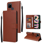 Custodia in pelle flip orizzontale multifunzionale con tre slot per schede, For Realme 9i, For Realme 8i, For Realme C21Y / C25Y