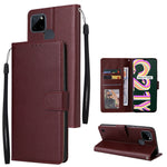 Custodia in pelle flip orizzontale multifunzionale con tre slot per schede, For Realme 9i, For Realme 8i, For Realme C21Y / C25Y