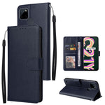 Custodia in pelle flip orizzontale multifunzionale con tre slot per schede, For Realme 9i, For Realme 8i, For Realme C21Y / C25Y