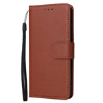 Custodia in pelle flip orizzontale multifunzionale con tre slot per schede, For Realme C2, For OPPO A15 / A15s / A35, For OPPO A5 / A3s / A12e / C1