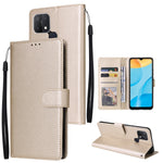 Custodia in pelle flip orizzontale multifunzionale con tre slot per schede, For Realme C2, For OPPO A15 / A15s / A35, For OPPO A5 / A3s / A12e / C1