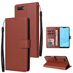 Custodia in pelle flip orizzontale multifunzionale con tre slot per schede, For Realme C2, For OPPO A15 / A15s / A35, For OPPO A5 / A3s / A12e / C1