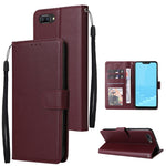 Custodia in pelle flip orizzontale multifunzionale con tre slot per schede, For Realme C2, For OPPO A15 / A15s / A35, For OPPO A5 / A3s / A12e / C1