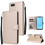 Custodia in pelle flip orizzontale multifunzionale con tre slot per schede, For Realme C2, For OPPO A15 / A15s / A35, For OPPO A5 / A3s / A12e / C1