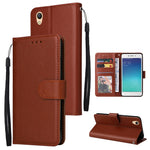 Custodia in pelle flip orizzontale multifunzionale con tre slot per schede, For OPPO A37, For vivo Y31, For vivo Y91C / Y1s